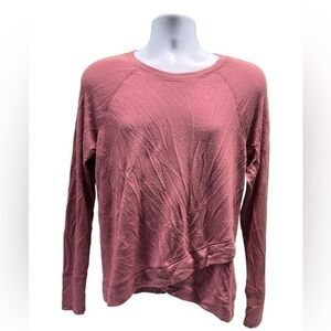 Athletea long sleeve tee layered look medium